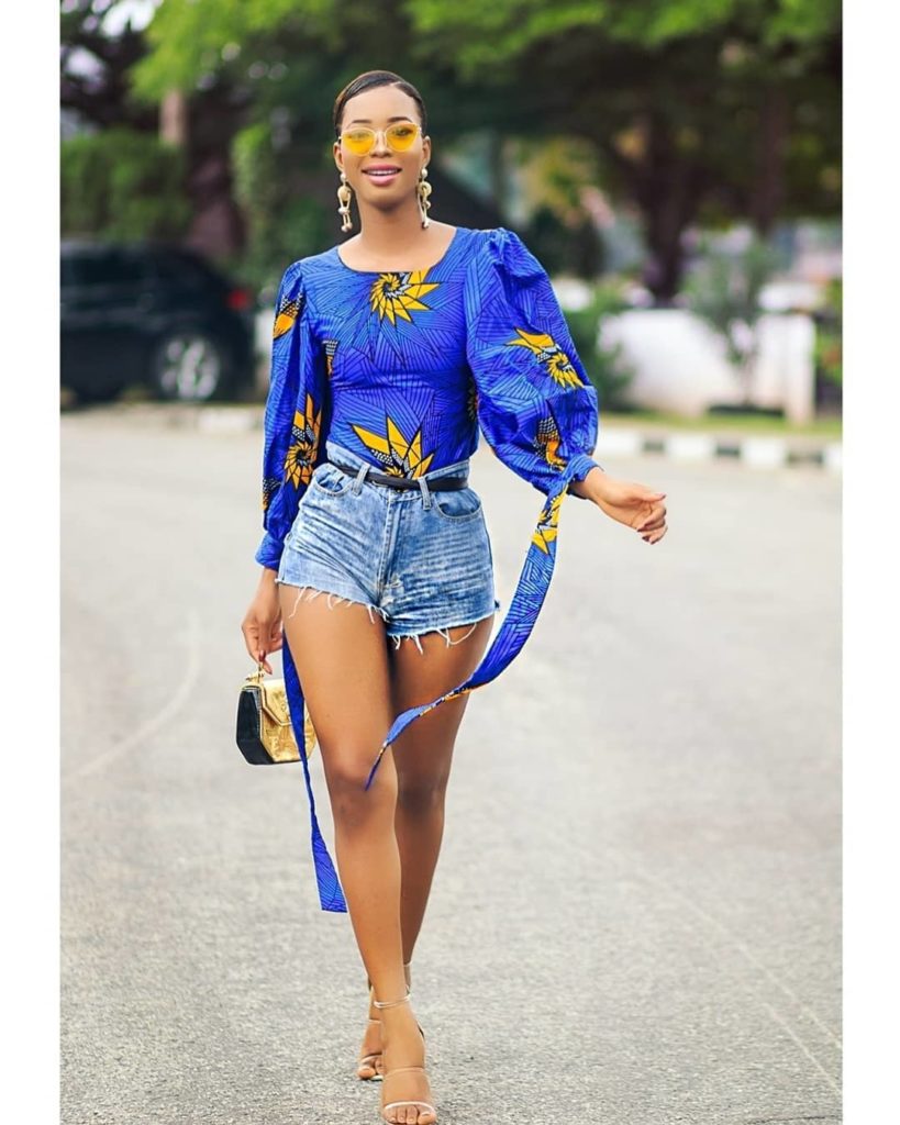 Angel Obasi Shows multiple ways to rock Ankara in your everyday style