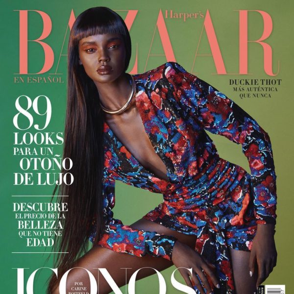 Duckie Thot is Stunning On The September Cover Of Harper's Bazaar en Español