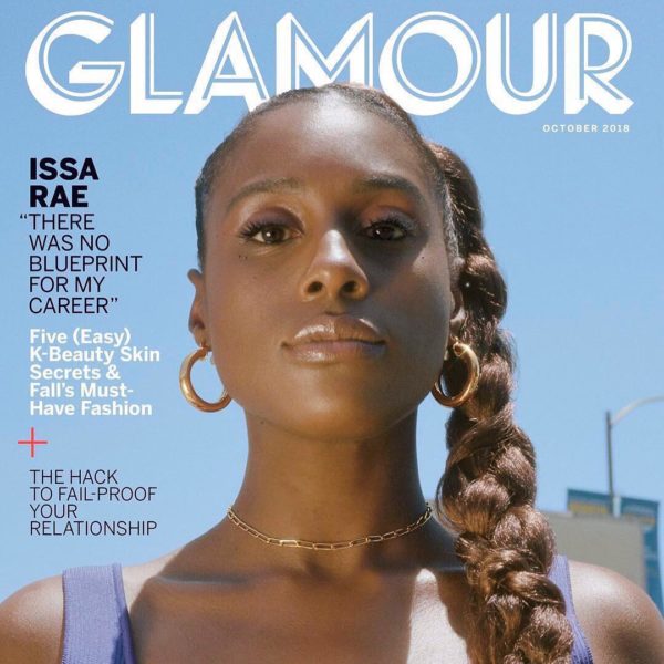 Issa Rae's Glamour Magazine cover