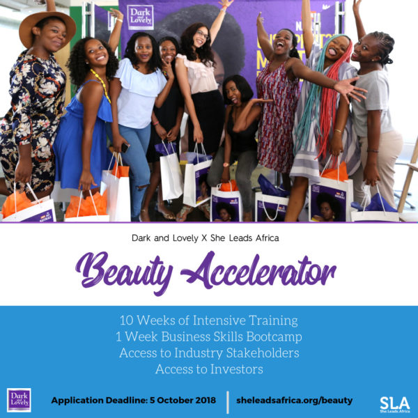 Dark And Lovely x She Leads Africa Beauty |Beauty Accelerator Program