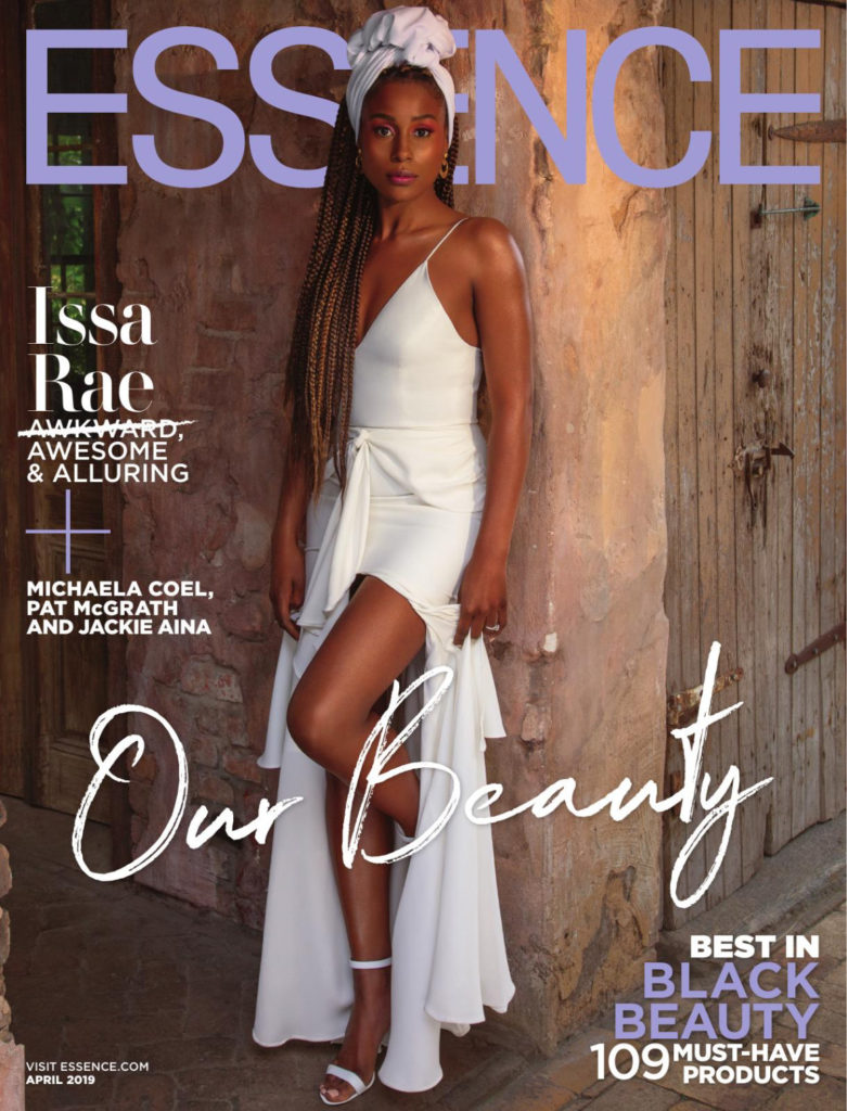 Issa Rae's Summer Box Braids & Glowy Beauty Look On ESSENCE's April ...