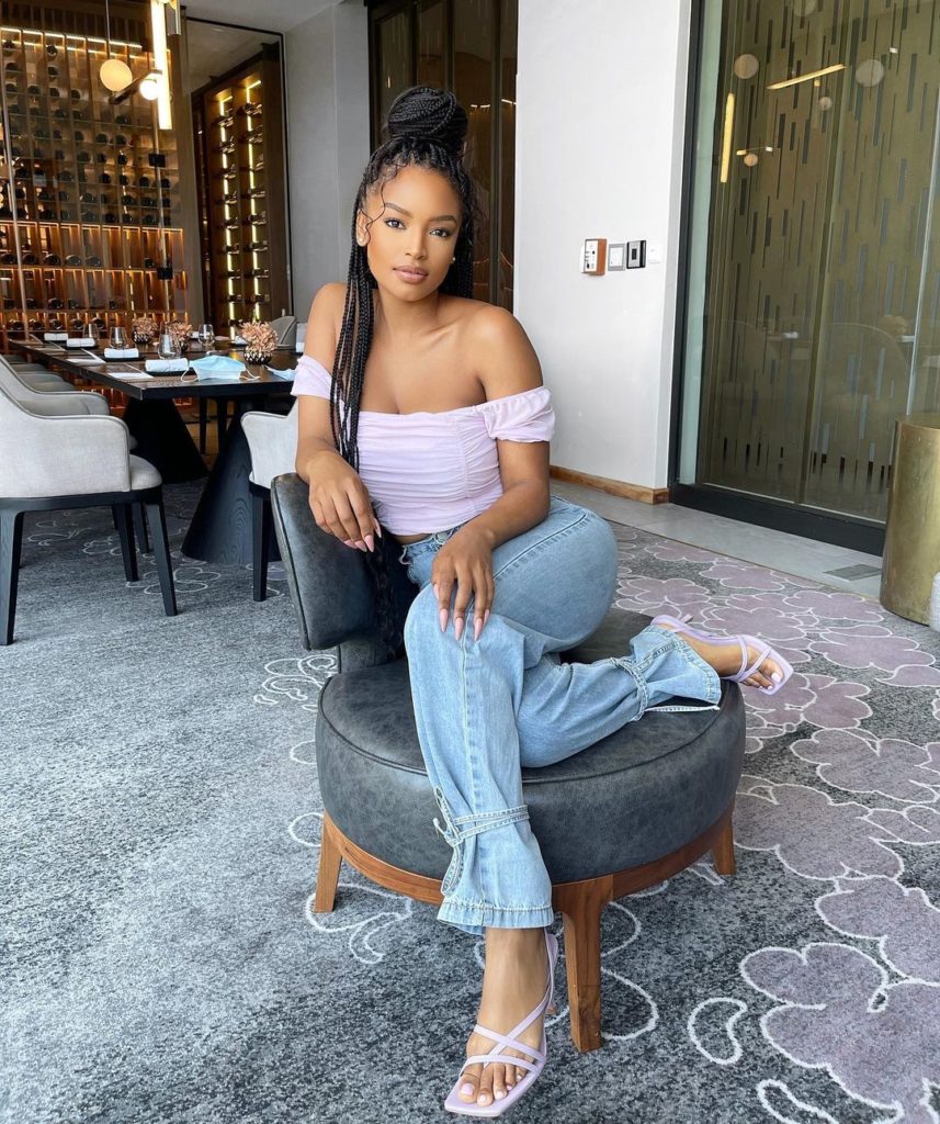 6 Refreshingly New Ways To Wear Jeans Now - Thanks Ayanda Thabethe | BN ...