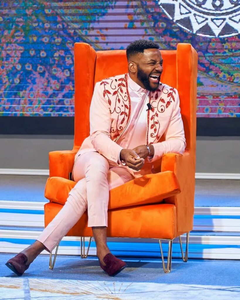 #BBNaija Level Up Reunion Show: Ebuka Obi-Uchendu Rocks A Custom ...